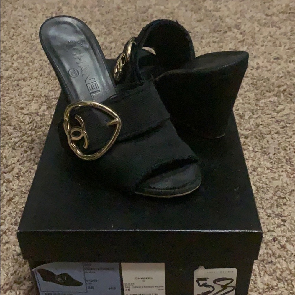 Authentic CHANEL Mules